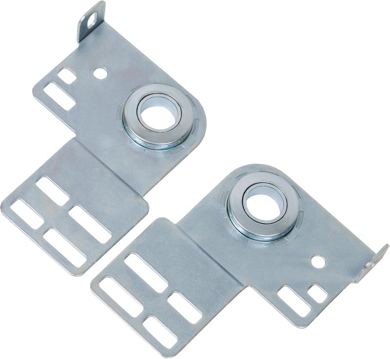 Granatan 3 3/8" Bearing End Plates Brackets, Residential Brackets for 2" Track Wood or Steel Doors, Garage Door Parts, One Pair Bearing Bracket - Image 1